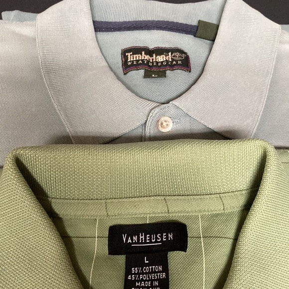 VanHuessen and Timberland Polo Shirt Bundle - Picture 15 of 17